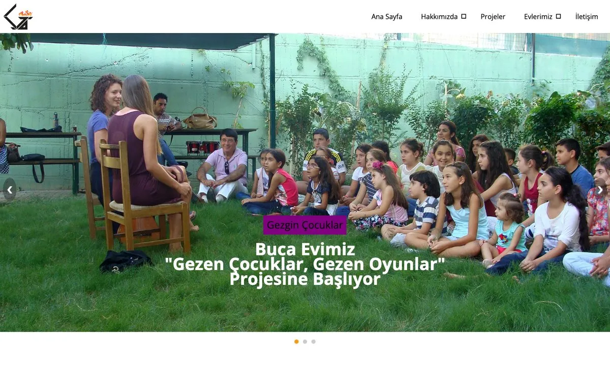 Gündoğdu ÇTG Derneği web sitesi ana sayfası